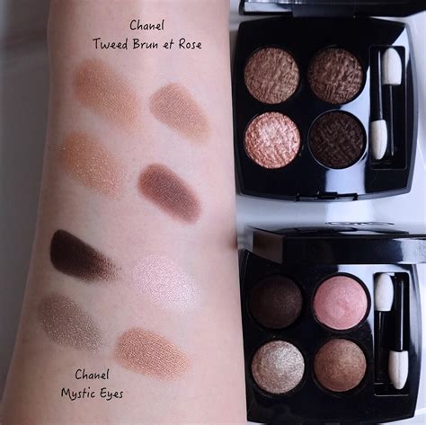 chanel tweed eyeshadow brun et rose